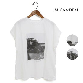 レディース/MICA&DEAL/マイカ＆ディール/フォトプリントT-shirt/品番:0124209125【1枚までメール便配送のみ】