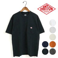 *メンズ DANTON ダントン コットンポリエステル 無地ポケットTシャツ 品番：DT-C0198TCB