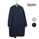 〇【SALE】レディース Gymphlex ジムフレックス ツイルバイオウォッシュバンドカラーシャツワンピース 品番：GY-G0064BIT【10％OFF】【クーポン対象外】
