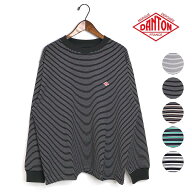*メンズ DANTON ダントン クルーネックボーダー 長袖 Tシャツ 品番：DT-C0200TCB