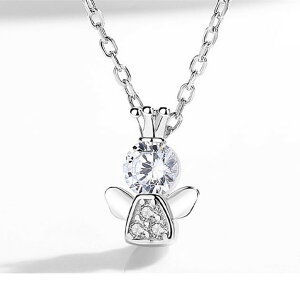 ネックレス 王冠 クラウン クイーンクラウン レディース プラチナ仕上げ シルバー925 CZダイヤ(キュービックジルコニア) 人気 プレゼント ジュエリー アクセサリー ギフト 入学式