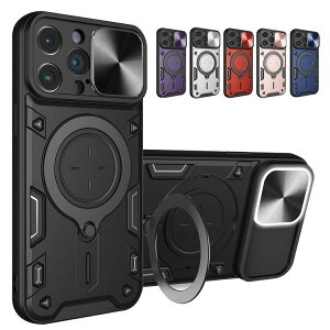 iPhone16 �P�[�X �ϏՌ� �J�o�[ �X���C�h���J���������Y�J�o�[�t�� �����Y�ی� ��̌^�����O�t�� �}�O�l�b�g���ԍڃz���_�Ή� iPhone 16 Plus/16 Pro/16 Pro Max �A�C�t�H��16/16�v���X/16�v��/16�v���}�b