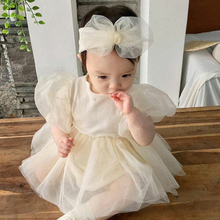 楽天市場 ベビー服 女の子 ワンピース 半袖 ロンパース 子供 ドレス かわいい 赤ちゃん服 帽子付き 秋 韓国風 通園通学 リボン 女の子 新生児 誕生日 1歳 出産祝い 贈り物 プレゼント 66 73 80 90 スタートワンホーム