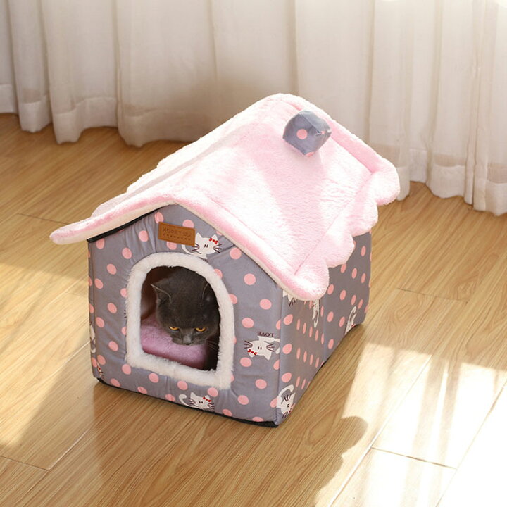上等な 猫ハウス 犬ベッド ペットハウス ドーム型 おしゃれ かわいい 寒さ対策 保温防寒 快適 洗える 柔らかい 暖かい ふわふわ 毛取りやすい ペットベッド Discoversvg Com
