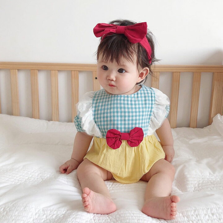 楽天市場】ロンパース ヘアバンド 2点セット 子供服 ベビー 