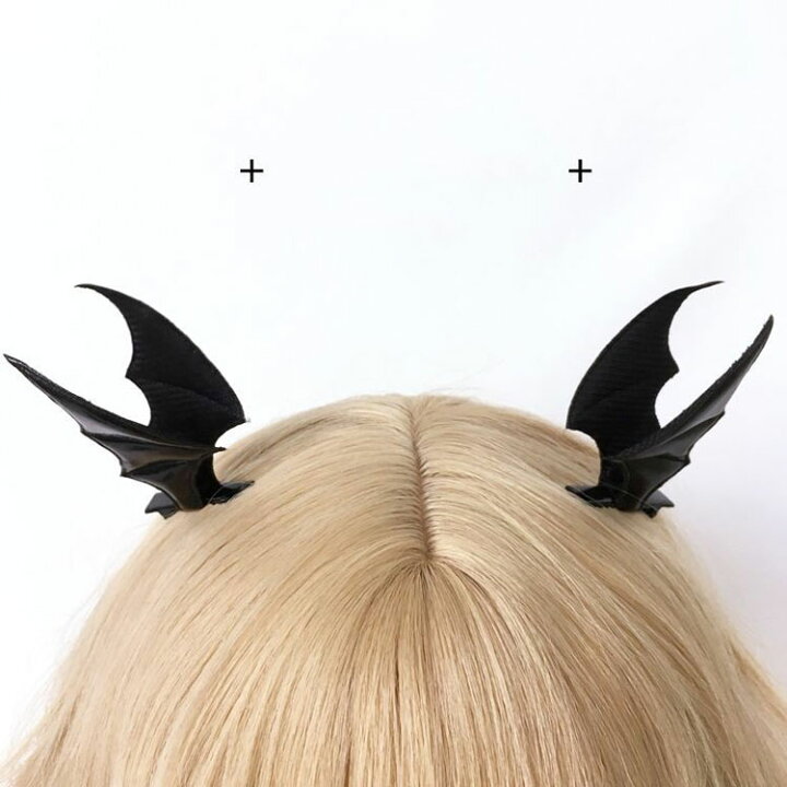 楽天市場】ヘアピン ハロウィン 仮装 ヘアクリップ 可愛い悪魔の角 髪  