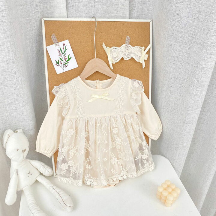 楽天市場】2点セット ベビー ワンピース ロンパース 子供服 女の子 