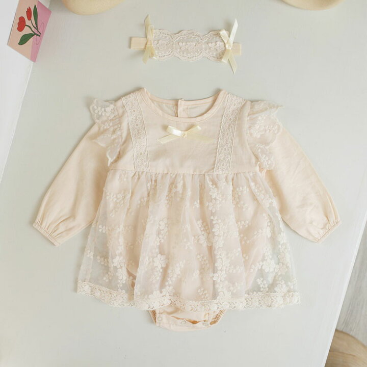 楽天市場】2点セット ベビー ワンピース ロンパース 子供服 女の子 