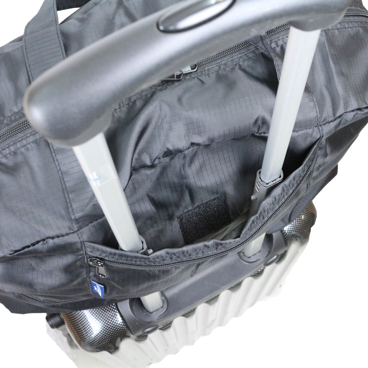 折りたたみバッグ Folding Mini(フォールディングミニ)・収納ケースは本体のミニチュアデザイン仕様。約19cmもアップする拡張機能付きスーツ ケースにセット可能 MF拡張キャリーオン MF-01OL 買い物 エコバッグ 旅行 お土産バッグ バッグ 