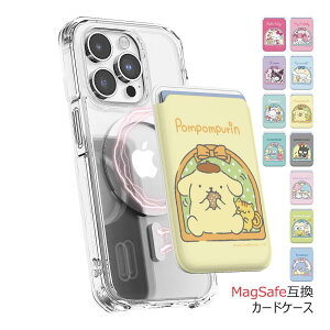 Sanrio Characters Window Magnetic Slide Card Case MagSafe�݊� �J�[�h�P�[�X