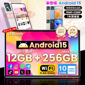 �^�u���b�g pc �{�� android15 �V�i 11�C���` 12+256GB �������� Wi-Fi 5G ���f�� GPS Bluetooth �ʘb�Ή� ���� IPS�t�� �y�� �l�b�g���� sim�t���[ �M�t�g