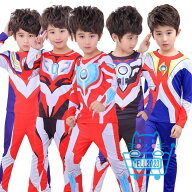 SALE!子供服 春秋 ウルトラマン Ultraman セットアップ キッズ 上下セット 2点セット 長袖Tシャツ ス　長…