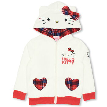 9/13NEWサンリオ_なりきりジップパーカー/キティ/マイメロ-ベビーキッズベビードールBABYDOLL/HELLOKITTY-9778K_fw