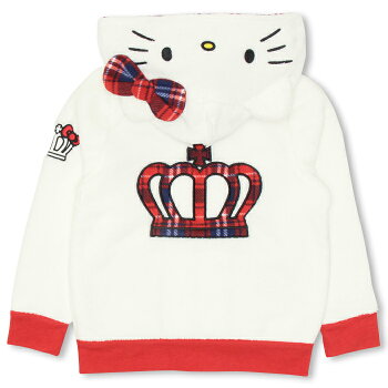 9/13NEWサンリオ_なりきりジップパーカー/キティ/マイメロ-ベビーキッズベビードールBABYDOLL/HELLOKITTY-9778K_fw