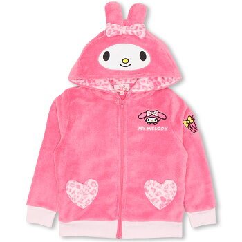 9/13NEWサンリオ_なりきりジップパーカー/キティ/マイメロ-ベビーキッズベビードールBABYDOLL/HELLOKITTY-9778K_fw