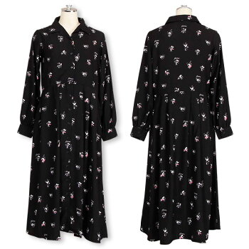 7/29NEW親子お揃いディズニー総柄マキシワンピース3353AベビードールBABYDOLL子供服大人レディースコスチュームコスプレDISNEY★Collection