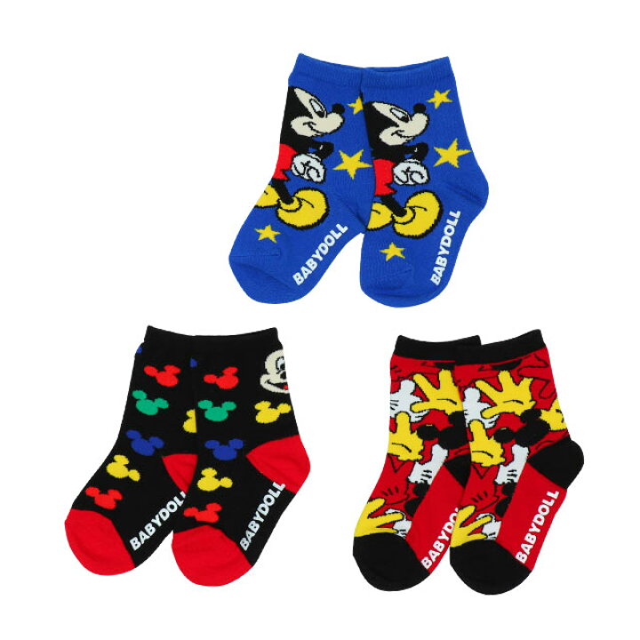 楽天市場 ディズニー クルーソックス 5393 ベビードール Babydoll 子供服 雑貨 ベビー キッズ 男の子 女の子 Disney Collection Babydoll