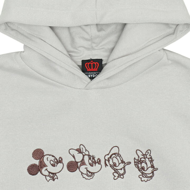 楽天市場 Plb S50 ディズニー 通販限定 ディズニーshop限定 キャラクター 刺繍 裏起毛 パーカー 51k ベビードール Babydoll 子供服 ベビー キッズ 男の子 女の子 Disney Collection Babydoll