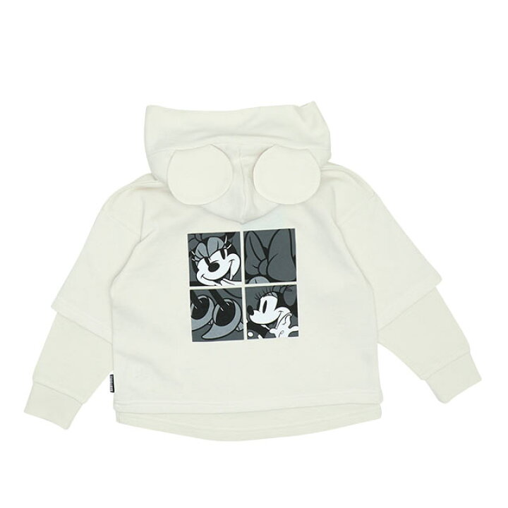 楽天市場 New ディズニー ワッフル レイヤード パーカー 6228k ベビードール Babydoll 子供服 ベビー キッズ 男の子 女の子 Disney Collection Babydoll