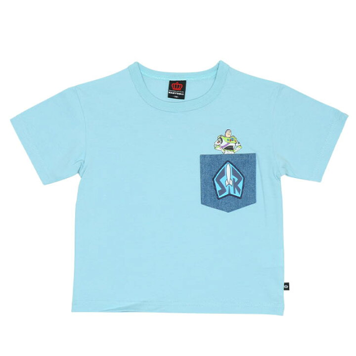 楽天市場 2 21new ディズニー Usaコットン キャラクターワッペン Tシャツ 6538k ベビードール Babydoll 子供服 ベビー キッズ 男の子 女の子 Disney Collection Babydoll