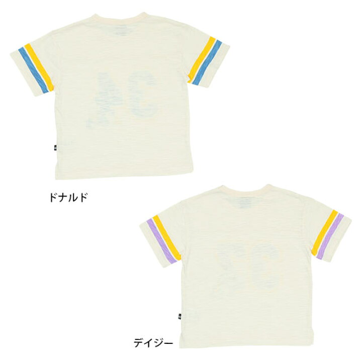 楽天市場 11 24一部再販 S ディズニー ナンバリング プリント Tシャツ 6653k ベビードール Babydoll 子供服 ベビー キッズ 男の子 女の子 Disney Collection Babydoll