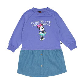 【S30】 ディズニー デニム ドッキングワンピース 7347K ベビードール BABYDOLL 子供服 ベビー キッズ 女の子 DISNEY★Collection