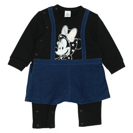 【S50】 ディズニー デニムスカート ドッキング ロンパース 7417B ベビードール BABYDOLL 子供服 ベビー DISNEY★Collection ベビー服