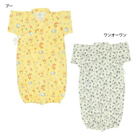 NEW ディズニー 甚平 2WAYオール 8290B ベビードール BABYDOLL 子供服 ベビー 男の子 女の子 DISNEY★Collection ロンパース ベビー服