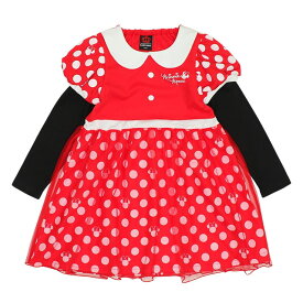 5/8一部再販 【S 税抜2900円】 ディズニー プリンセス / なりきる ワンピース 8724K 長袖 ベビードール BABYDOLL 子供服 ベビー キッズ 女の子 DISNEY ディズニープリンセス ドレス コスチューム コスプレ ハロウィン 仮装 ミニー ラプンツェル エルサ アリエル シンデレラ