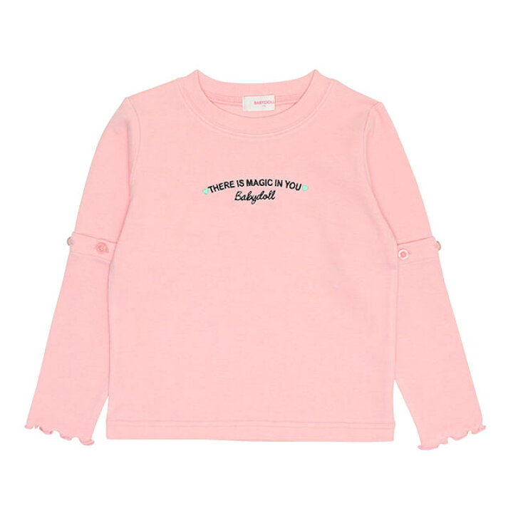 楽天市場】3/27 13:59まで 【50％OFF SALE】 ボタン袖あき リブ ロンT 