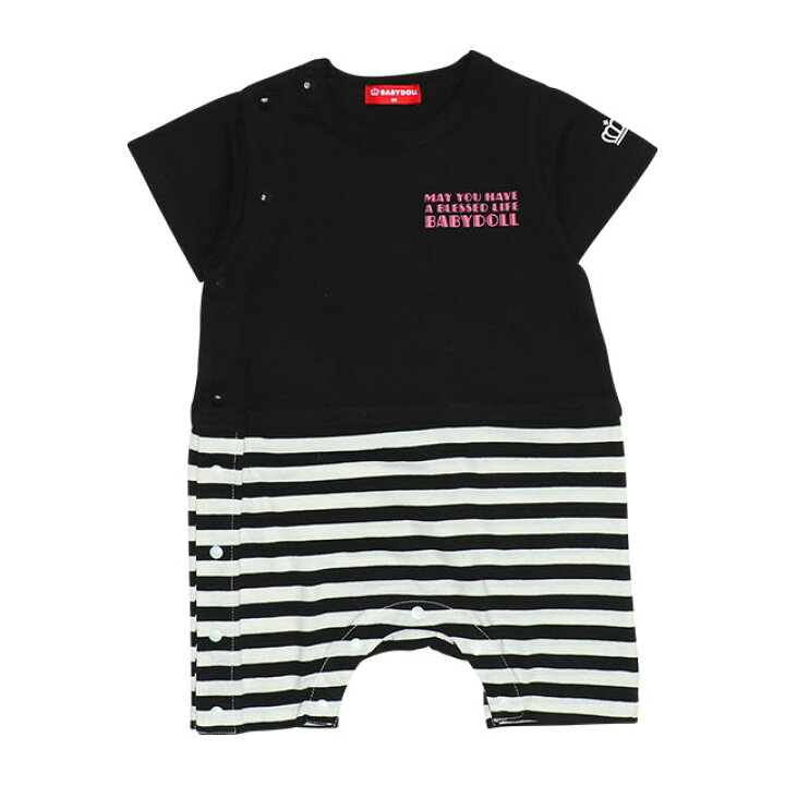 楽天市場】【30％OFF サマーSALE】 バック転写ロゴ ロンパース 9422B  