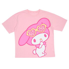 5/10NEW 親子お揃い サンリオ サングラス Tシャツ 9578A ベビードール BABYDOLL 大人 ユニセックス 男女兼用 レディース メンズ ハローキティ クロミ マイメロディ シナモロール グッズ コラボ