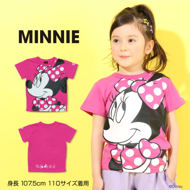 楽天市場 11 24一部再販 S50 サマー 親子お揃い ディズニー Bigフェイス Tシャツ 4913a ベビードール Babydoll 子供服 大人 ユニセックス 男女兼用 レディース メンズ Babydoll