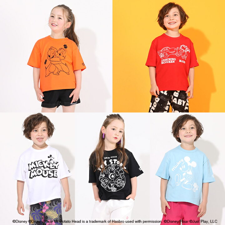 楽天市場 ディズニー キャラクター Tシャツ 5064k ベビードール Babydoll 子供服 ベビー キッズ 男の子 女の子 Disney Collection ハッピープライス Babydoll