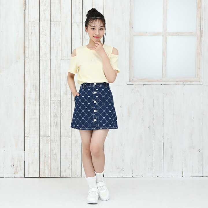 楽天市場】【40％OFF SALE】 モノグラム総柄 デニムスカート 9554K  