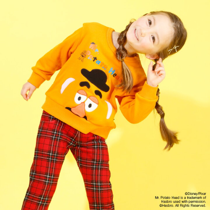 楽天市場 7 11 13 59まで S60 親子お揃い ディズニー Bigフェイス トレーナー 4591k ベビードール Babydoll 子供服ベビー キッズ 男の子 女の子 Disney Collection Babydoll