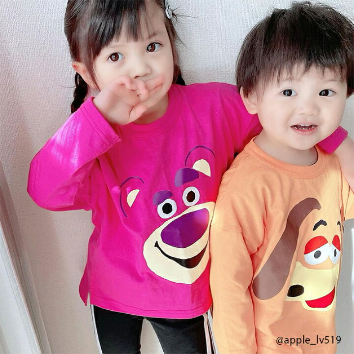 楽天市場 S50 ディズニー Bigフェイス ドルマン ロンt 4855k ベビードール Babydol 子供服l ベビー キッズ 男の子 女の子 Disney Collection Babydoll