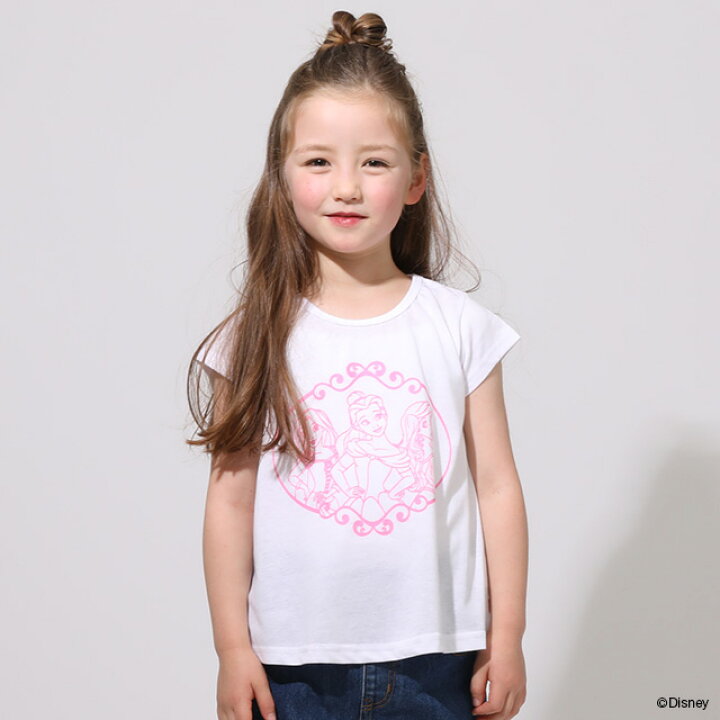 楽天市場 Plb ディズニー ガールズ キャラクター Tシャツ 5063k ベビードール Babydoll 子供服 ベビー キッズ 男の子 女の子 Disney Collection ハッピープライス プリンセス ミニー デイジー Babydoll