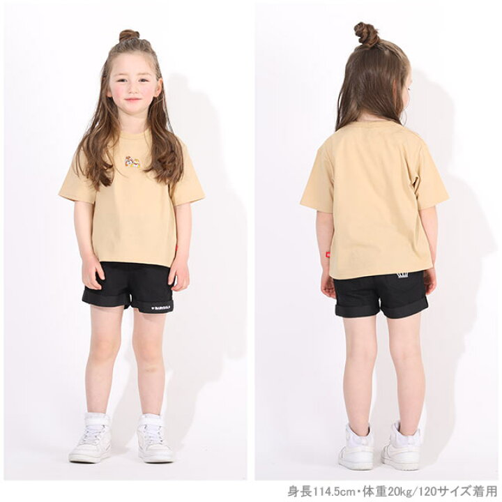 楽天市場 10 26 13 59まで S10 親子お揃い ディズニー 刺繍 Tシャツ 5066k ベビードール Babydoll 子供服 ベビー キッズ 男の子 女の子 Disney Collection ハッピープライス Babydoll