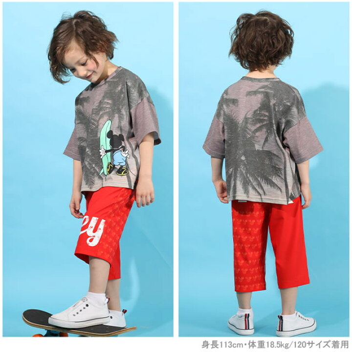 楽天市場 New 親子お揃い ディズニー サマースラブ Tシャツ 5118k ベビードール Babydoll 子供服 ベビー キッズ 男の子 女の子 Disney Collection Babydoll