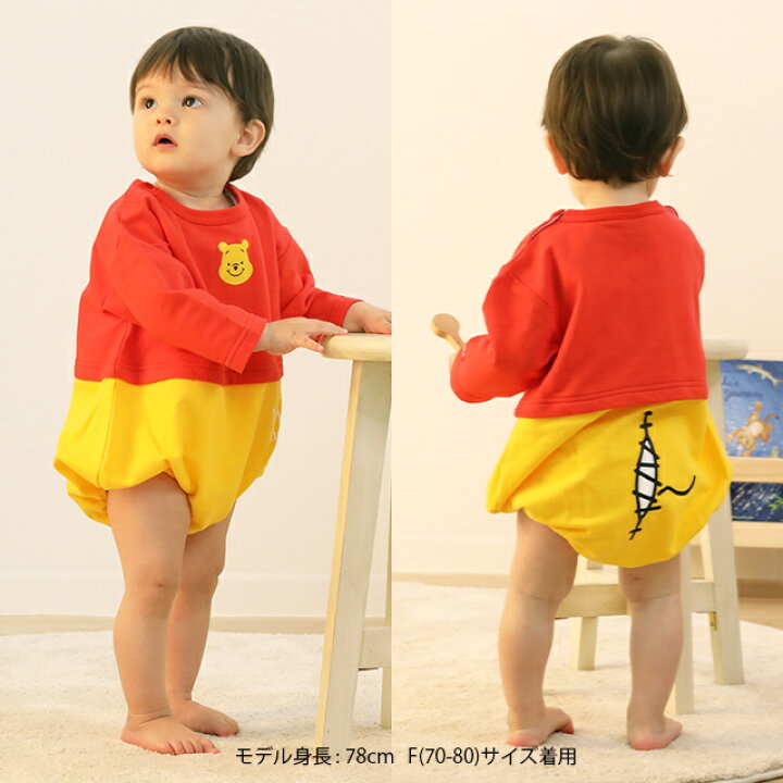 楽天市場 S30 ディズニー ぽってり ロンパース クラシック キャラクター 5434b Babydoll 子供服 ベビー Disney Collection Babydoll