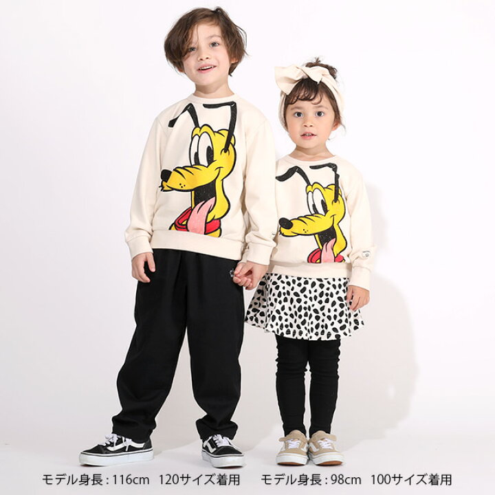 楽天市場 3 11一部再販 S50 クリアランス 親子お揃い ディズニー Bigフェイス トレーナー 5622k ベビードール Babydoll 子供服 ベビー キッズ 男の子 女の子 Disney Collection Babydoll