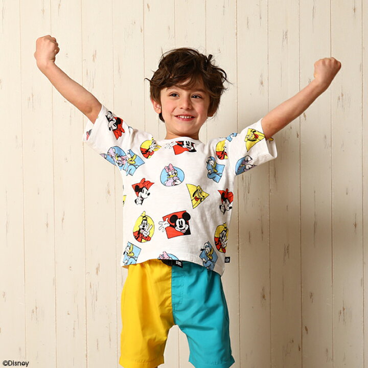 New 子供服 Tシャツ キャラタイダイ ディズニー 親子お揃い 5003k ベビードール Babydoll キッズ 男の子 女の子 Disney Avmap Gr