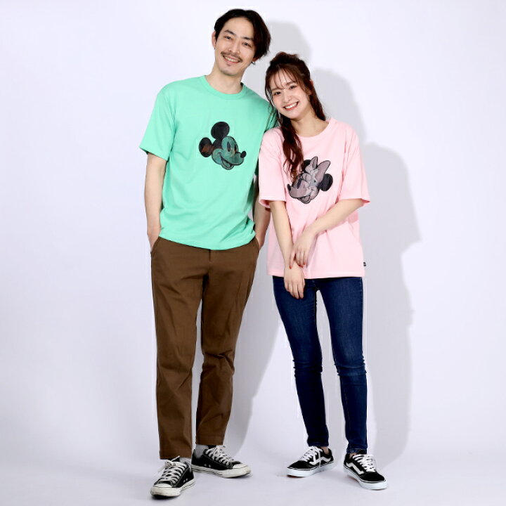 楽天市場 6 22 S40 サマー 親子お揃い ディズニー 立体プリント Tシャツ 6540a ベビードール Babydoll 子供服 大人 ユニセックス 男女兼用 レディース メンズ Babydoll