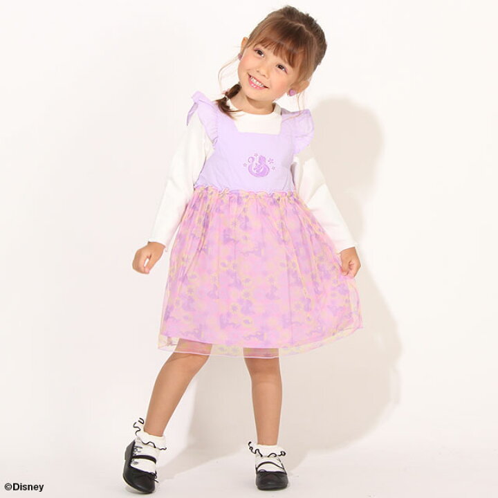楽天市場 12 16 19時 S ウィンター ディズニー プリンセス ドッキング ワンピース 7029k ベビードール Babydoll 子供 服 ベビー キッズ 女の子 Disney Collection Babydoll