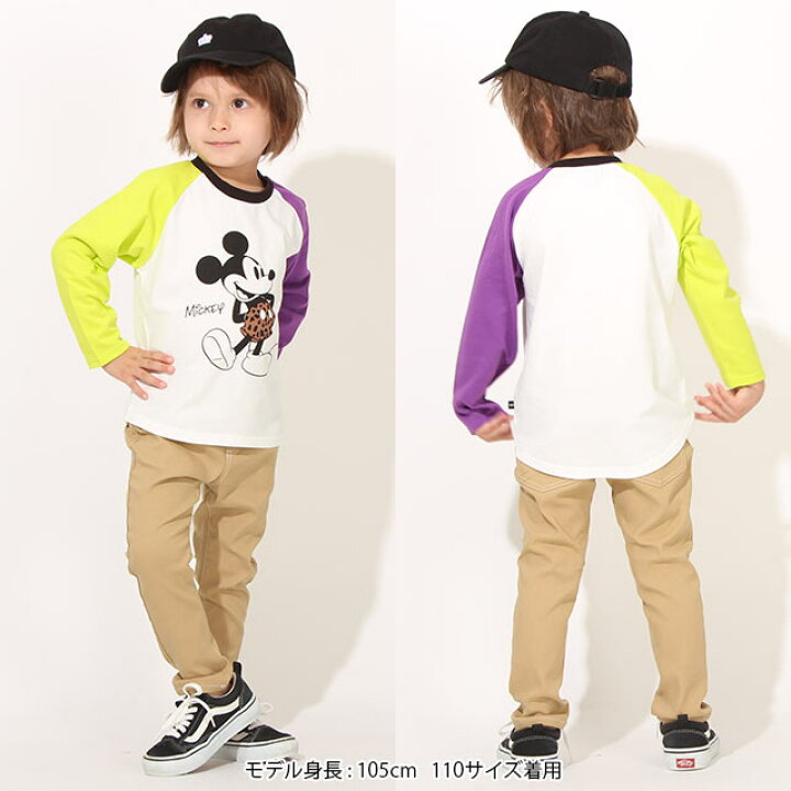 楽天市場 New 親子お揃い ディズニー ラグラン ロンt 7287k ベビードール Babydoll 子供服 ベビー キッズ 男の子 女の子 Disney Collection Babydoll