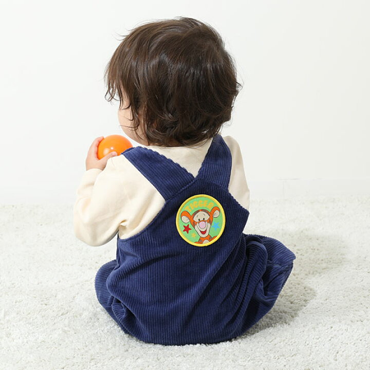 楽天市場】【S20】 ディズニー プー サロペット ロンパース 8523B  