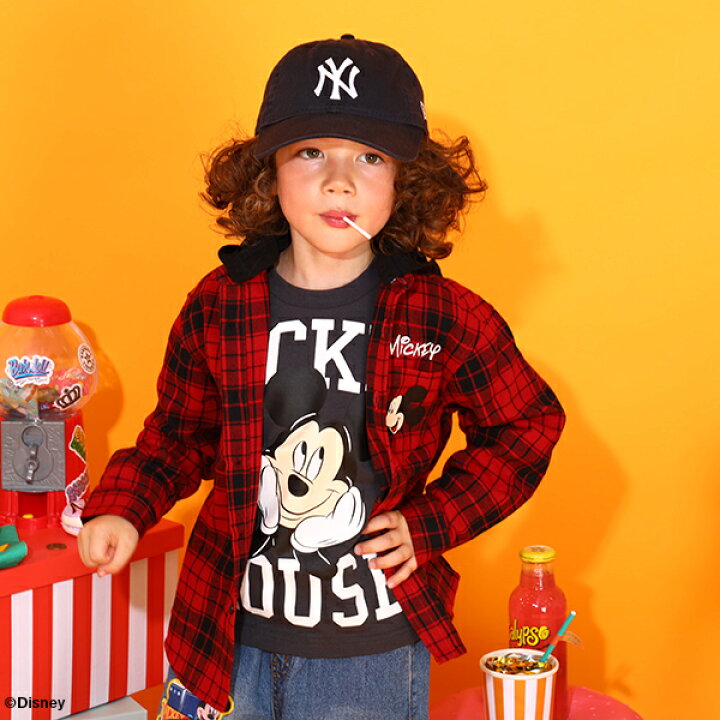 楽天市場】4/17一部再販 【S20】 ディズニー BIGフェイス ロンT 9676K  