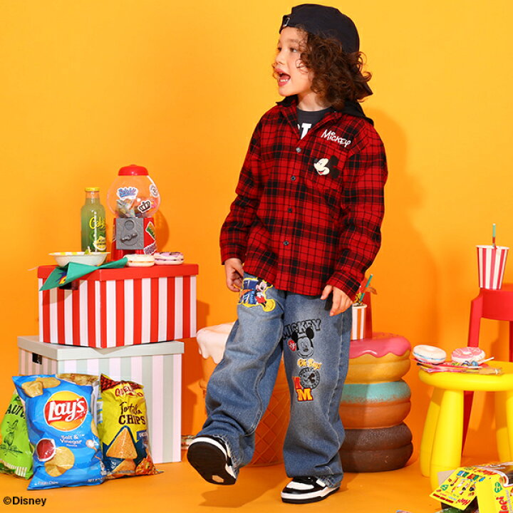 楽天市場】NEW ディズニー デニム ロングパンツ 9685K ベビードール  