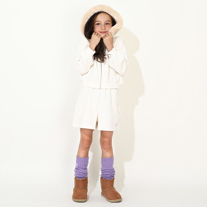 楽天市場】【20％OFF SALE】 ファー付 パーカー ショートパンツ  